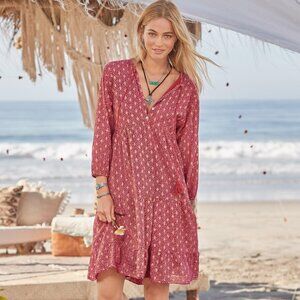 Sundance Scarlet Tiered Dress